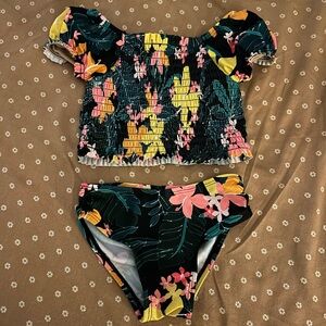 Old Navy Colorful Floral Bikini Set